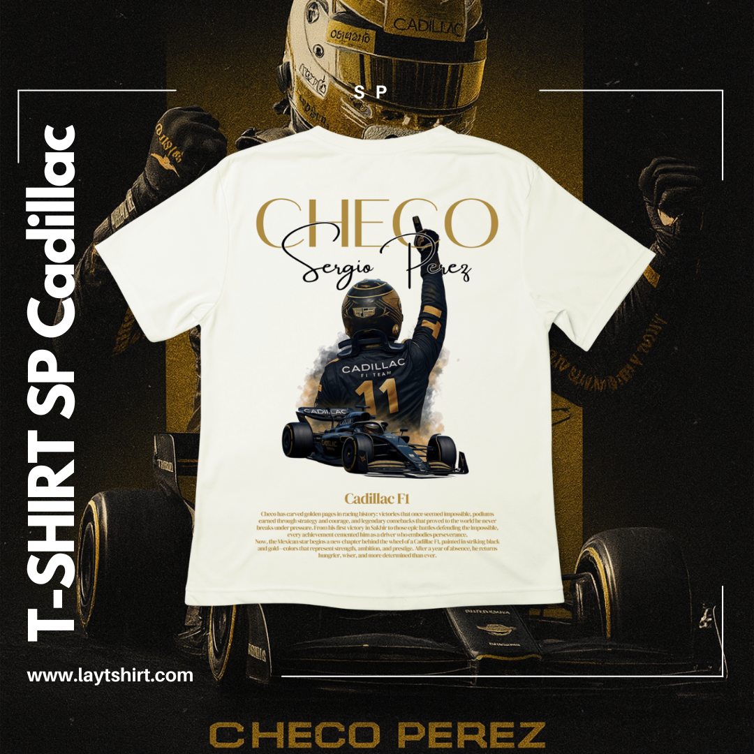 Playera Checo Cadillac