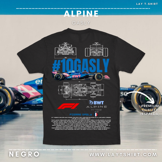 Playera Alpine Gasly F1 2025