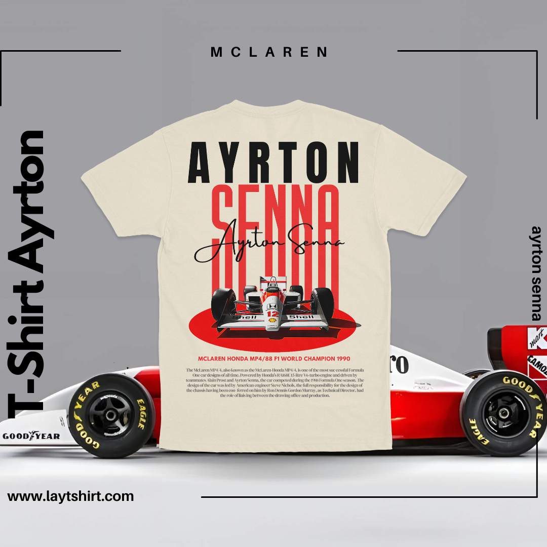 Playera Senna Da Silva McLaren