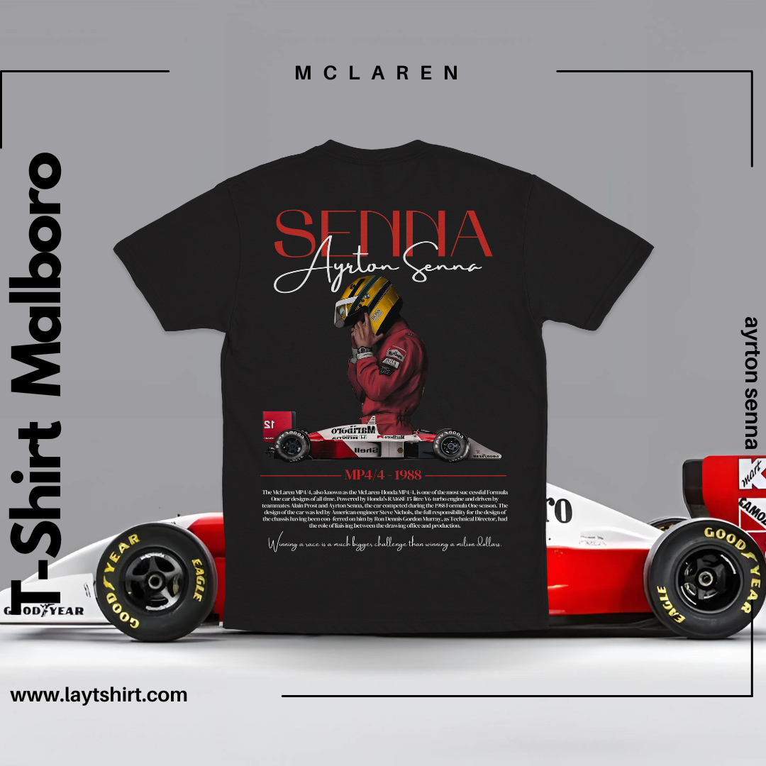 Playera Senna Mclaren 88