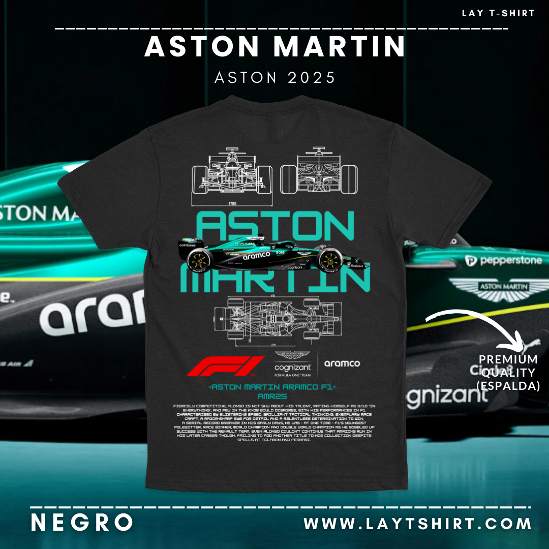 Playera Aston Martin F1 2025