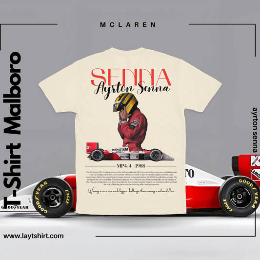 Playera Senna Mclaren 88