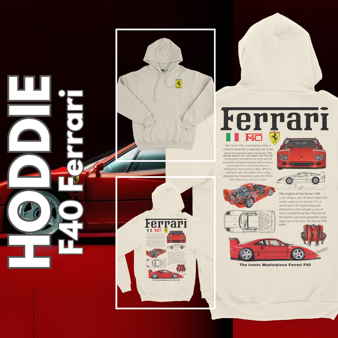 Sudadera Con Capucha Ferrari F40