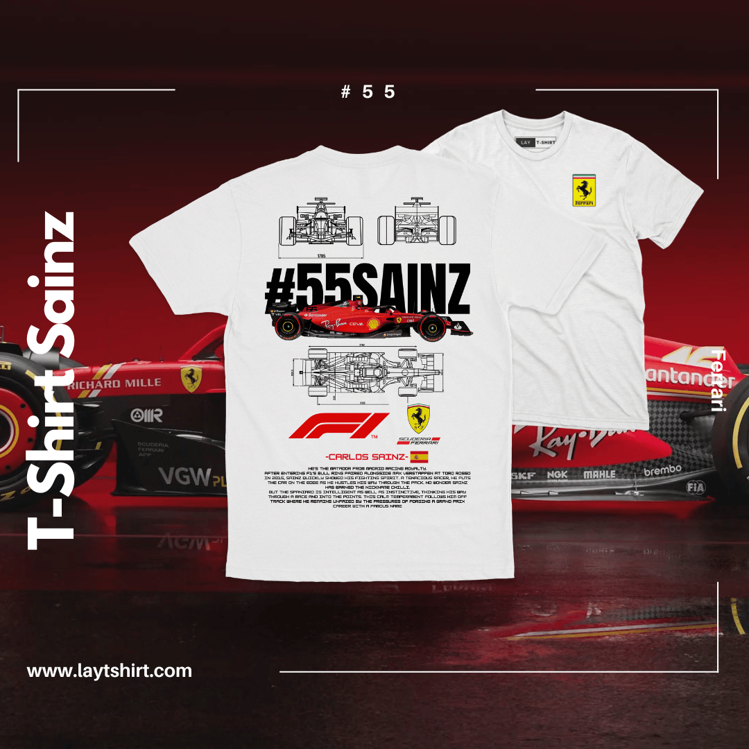 Playera F1 FERRARI Sainz 55