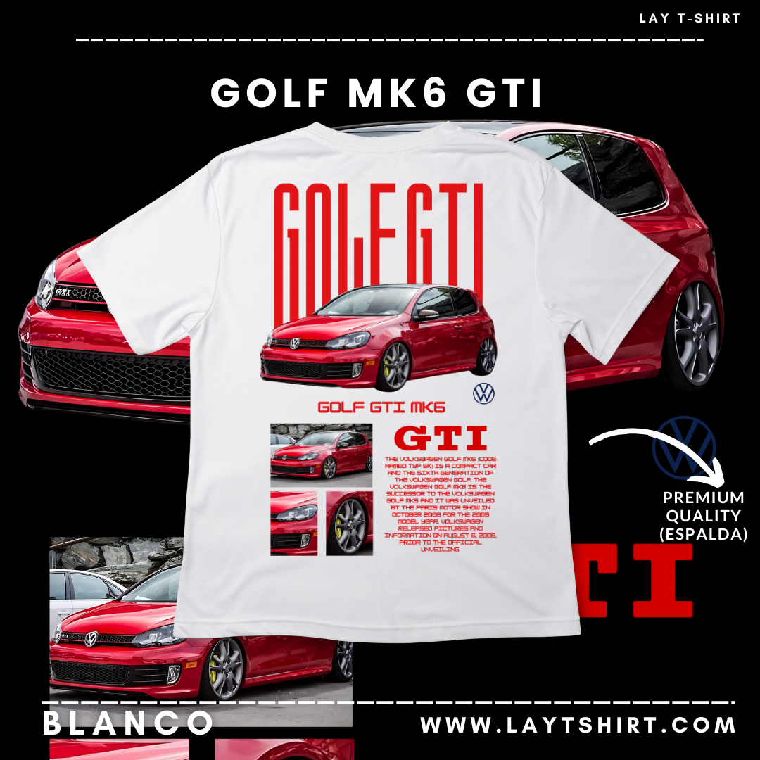 Playera Golf MK6 Gti