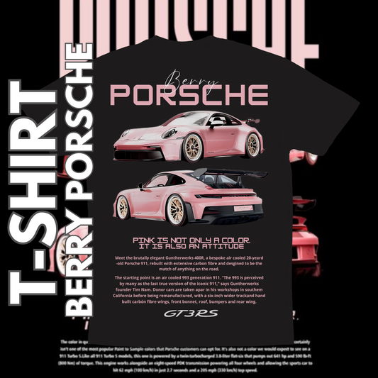 Playera Porsche Berry