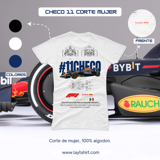 Playera Checo 11 mujer