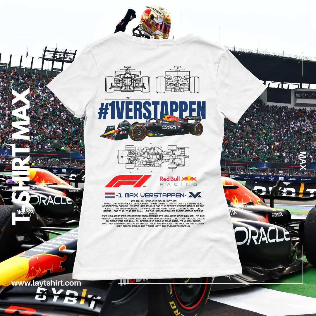 Playera MAX VERSTAPPEN F1 Mujer
