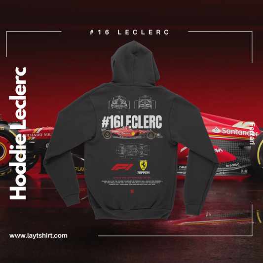 Sudadera Capucha #16Leclerc