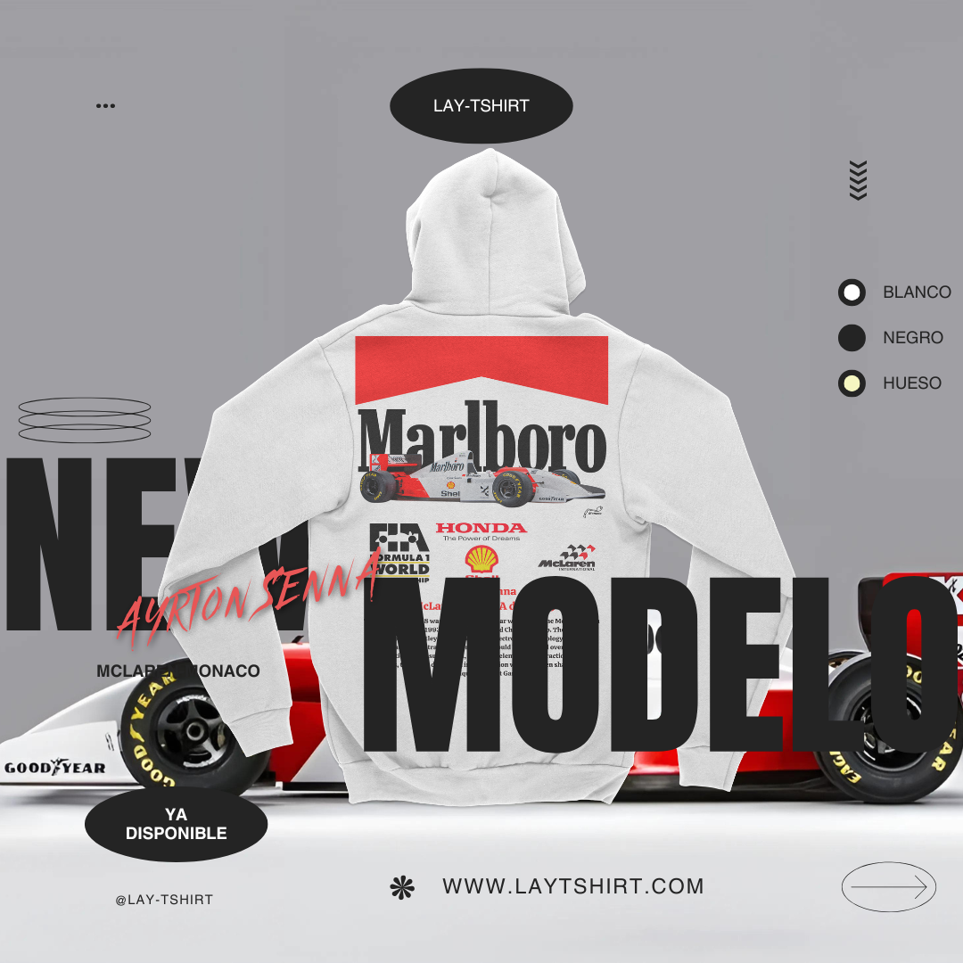Sudadera Marlboro Mclaren Senna