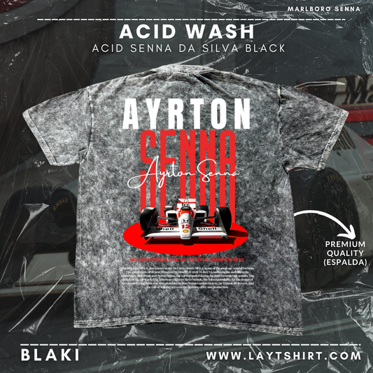 Playera Acid Wash Senna Da Silva