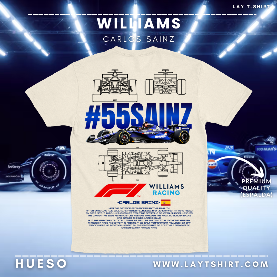 Playera Williams Sainz 2025