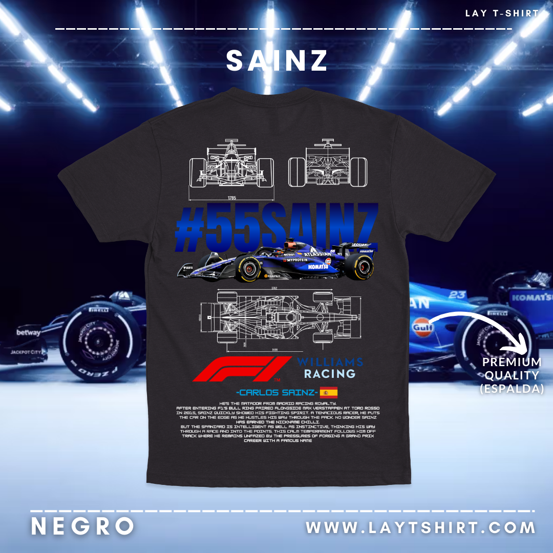 Playera Williams Sainz 2025