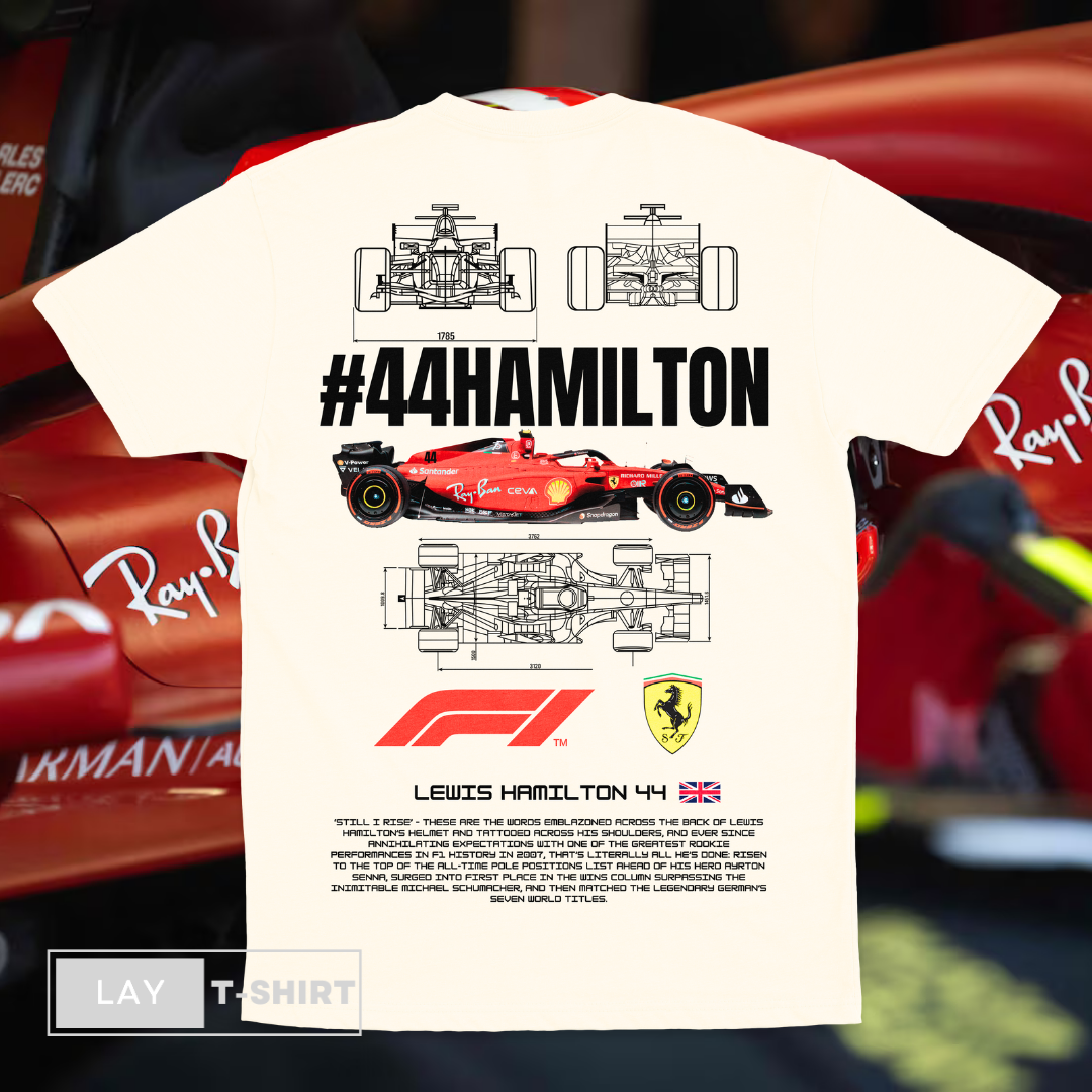 Playera Hamilton Ferrari