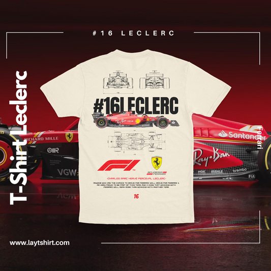 Playera F1 FERRARI LECLERC
