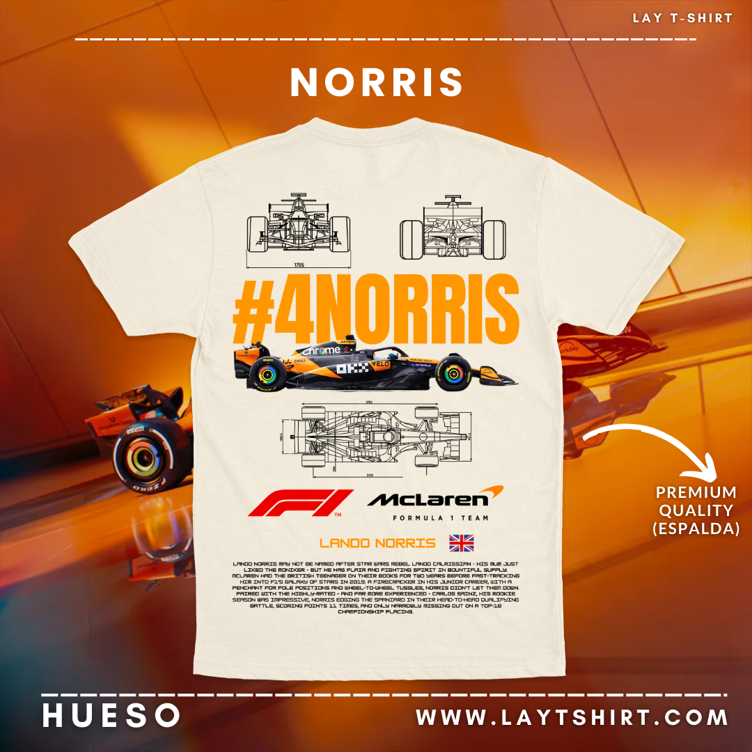 Playera Mclaren Norris F1 2025
