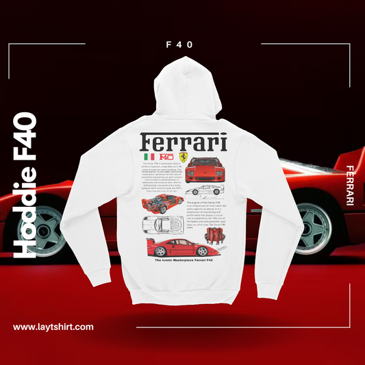 Sudadera Con Capucha Ferrari F40