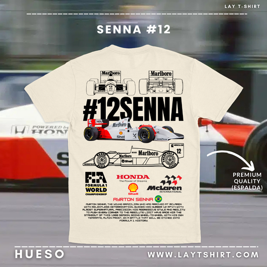 Playera SENNA MCLAREN #12
