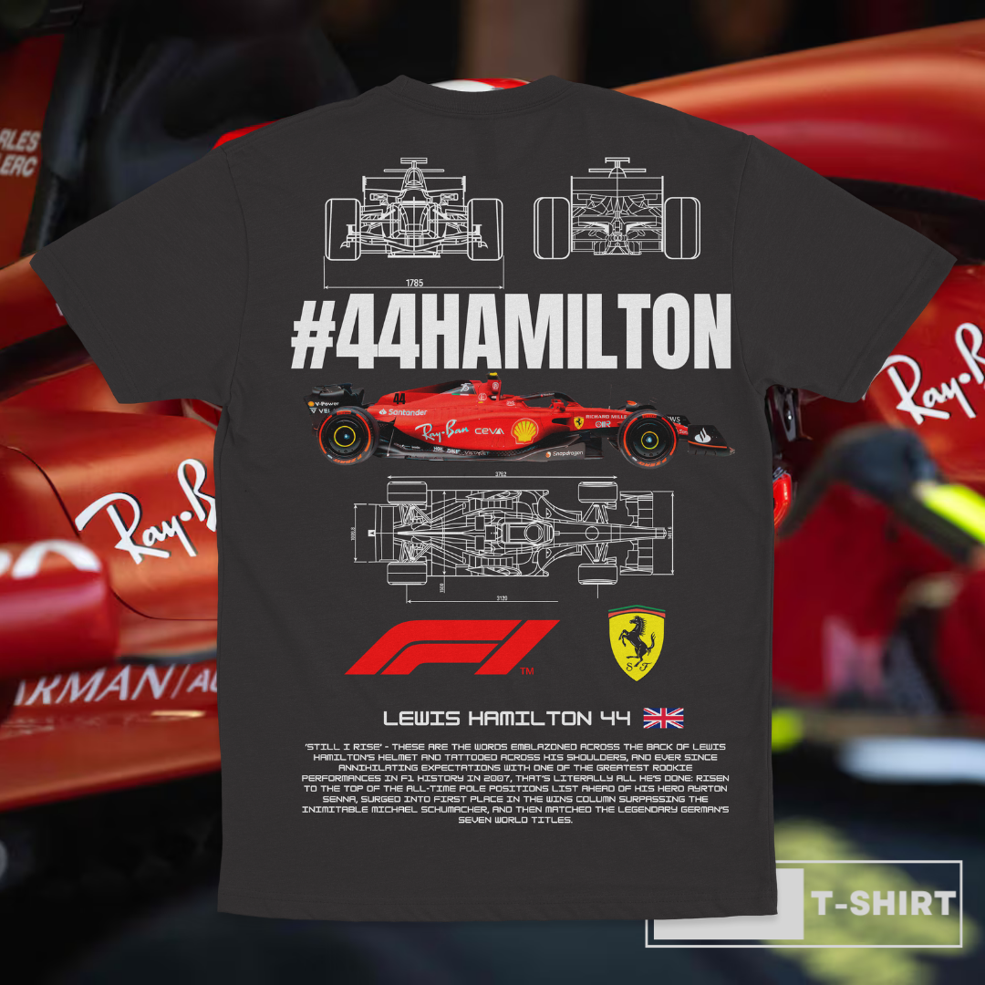 Playera Hamilton Ferrari