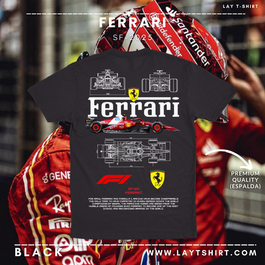Playera Ferrari F1 2025