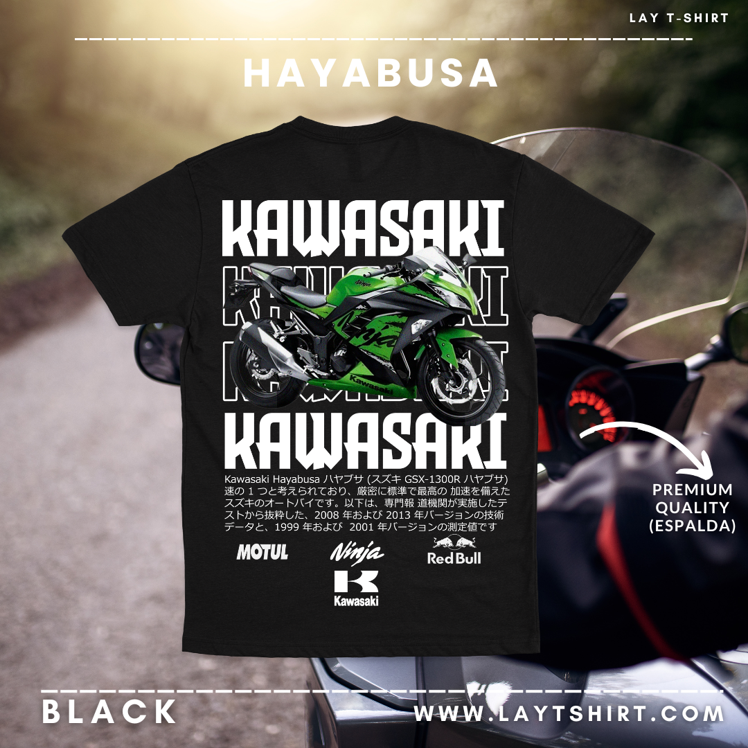 Playera KAWASAKI HAYABUSA GREEN