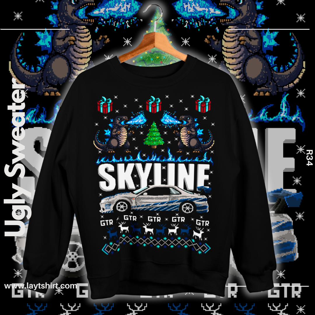 Ugly Sweater Skyline R34