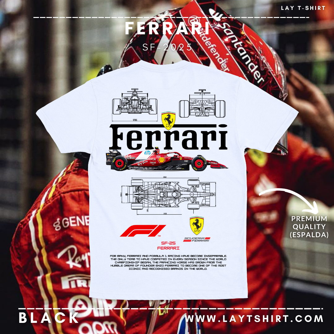 Playera Ferrari F1 2025