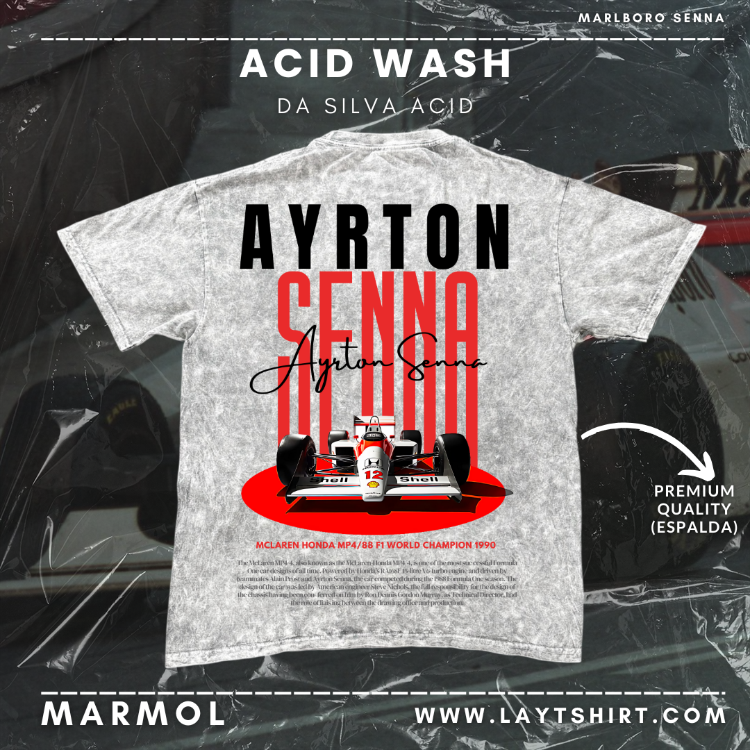 Playera Acid Wash Senna Da Silva