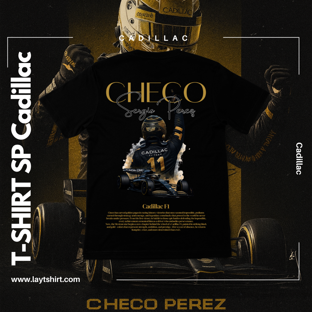 Playera Checo Cadillac