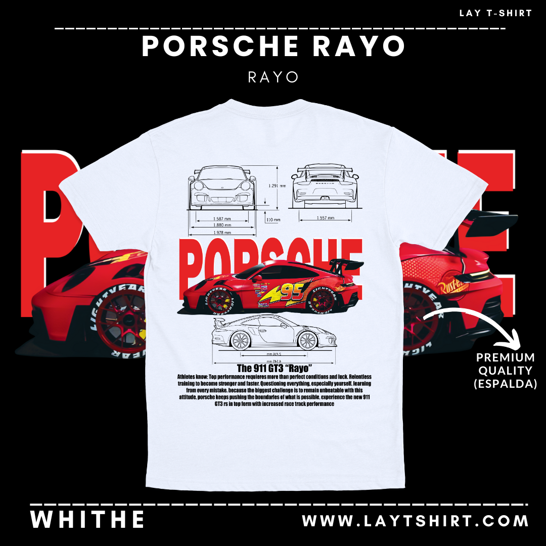 Playera Porsche x RayoMcqueen