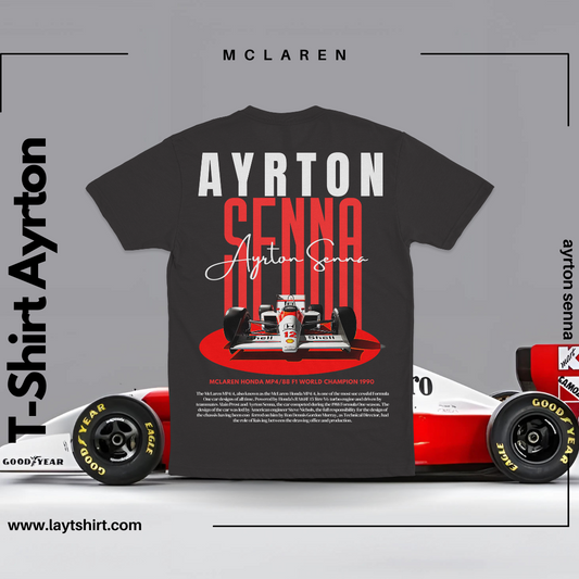 Playera Senna Da Silva McLaren