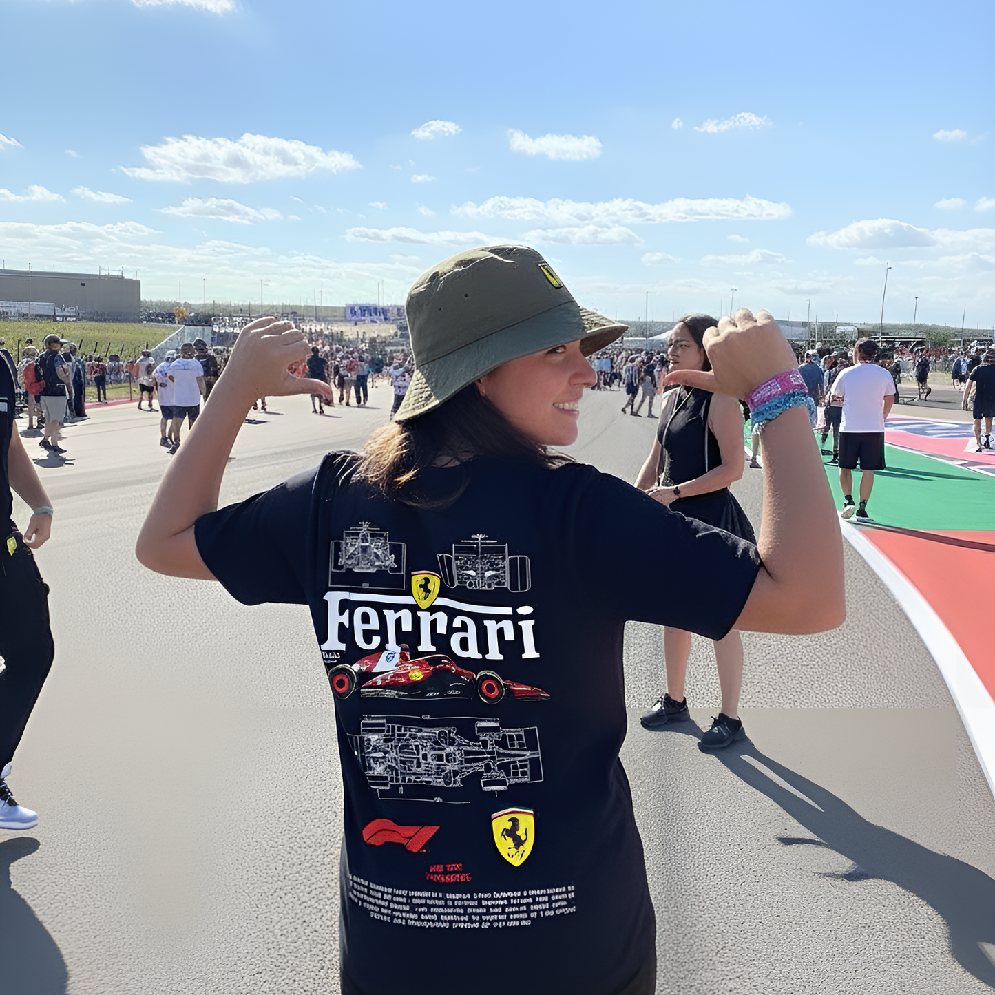 Playera Ferrari F1 2025