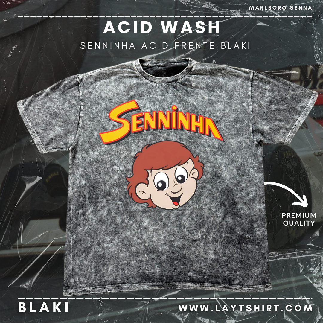 Playera Acid Wash Senninha