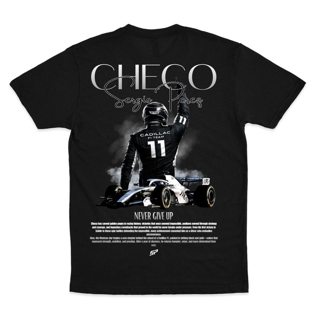 Playera Never Give Up Cadillac
