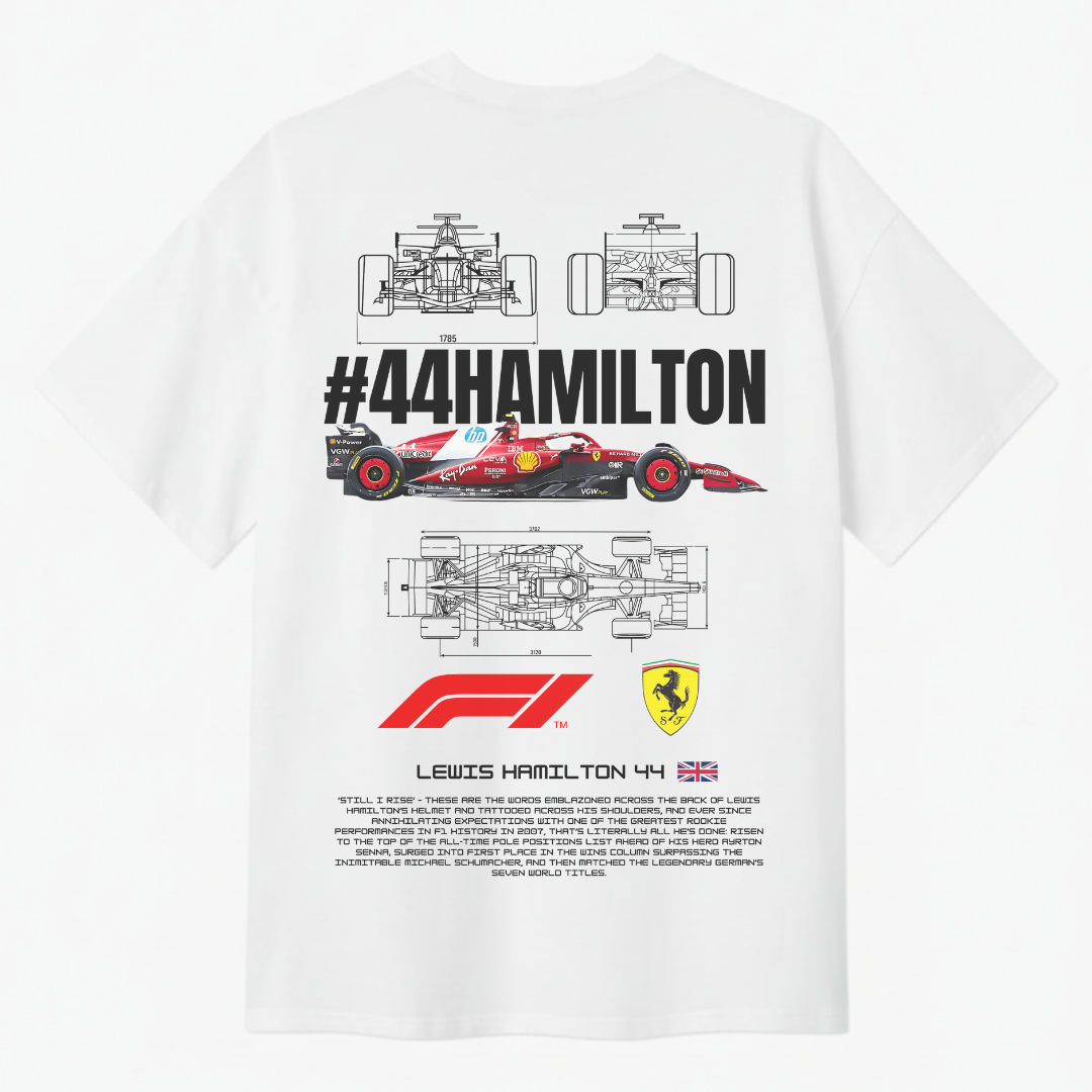 Playera Ferrari Hamilton F1  2025
