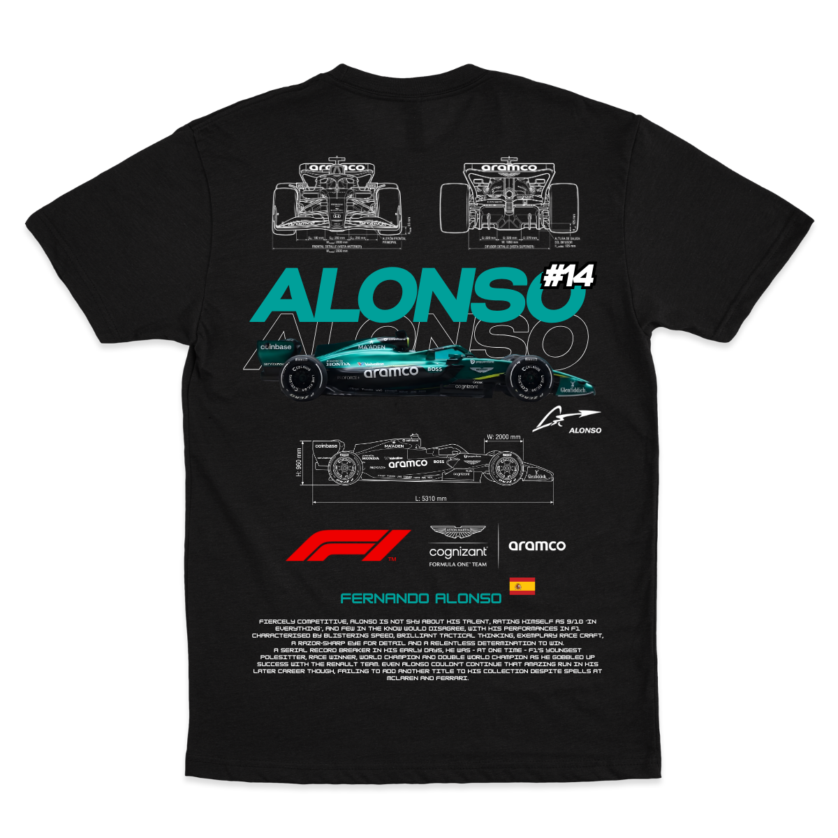 Playera Fernando Alonso V2 2026