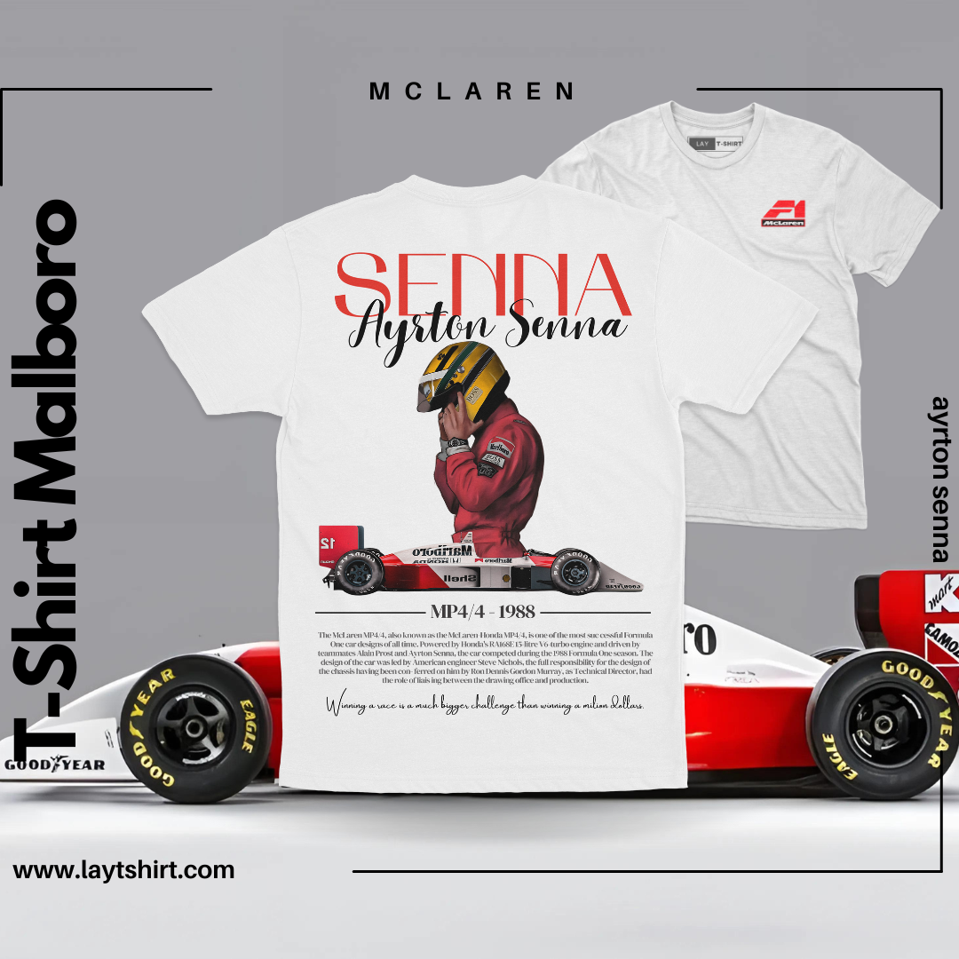 Playera Senna Mclaren 88