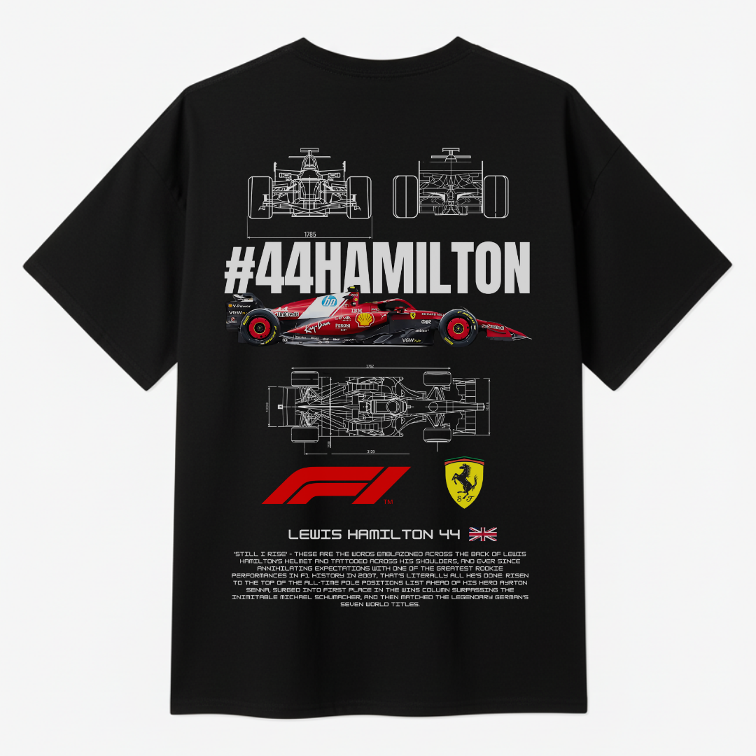 Playera Ferrari Hamilton F1  2025