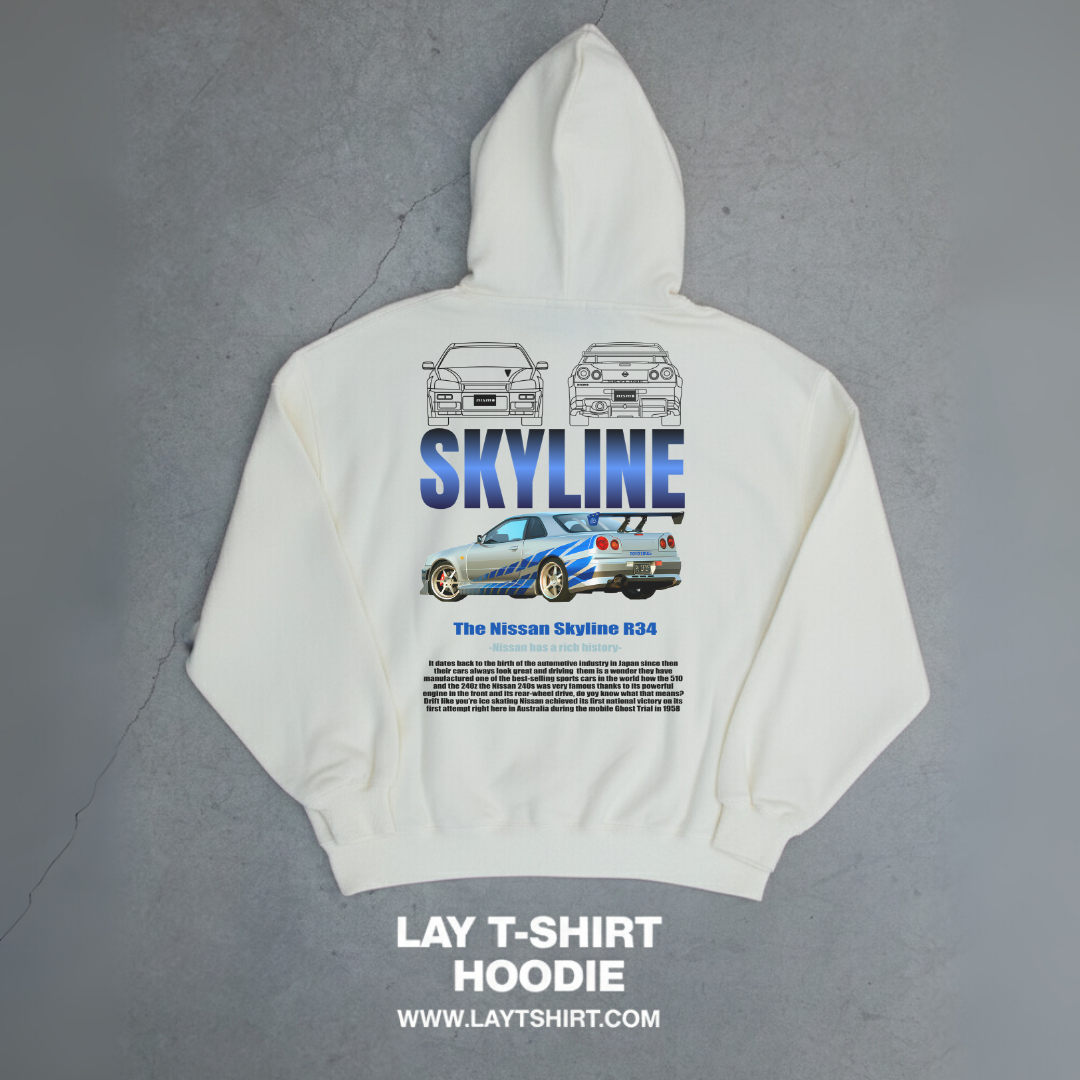 Sudadera Capucha Skyline R34 FAST