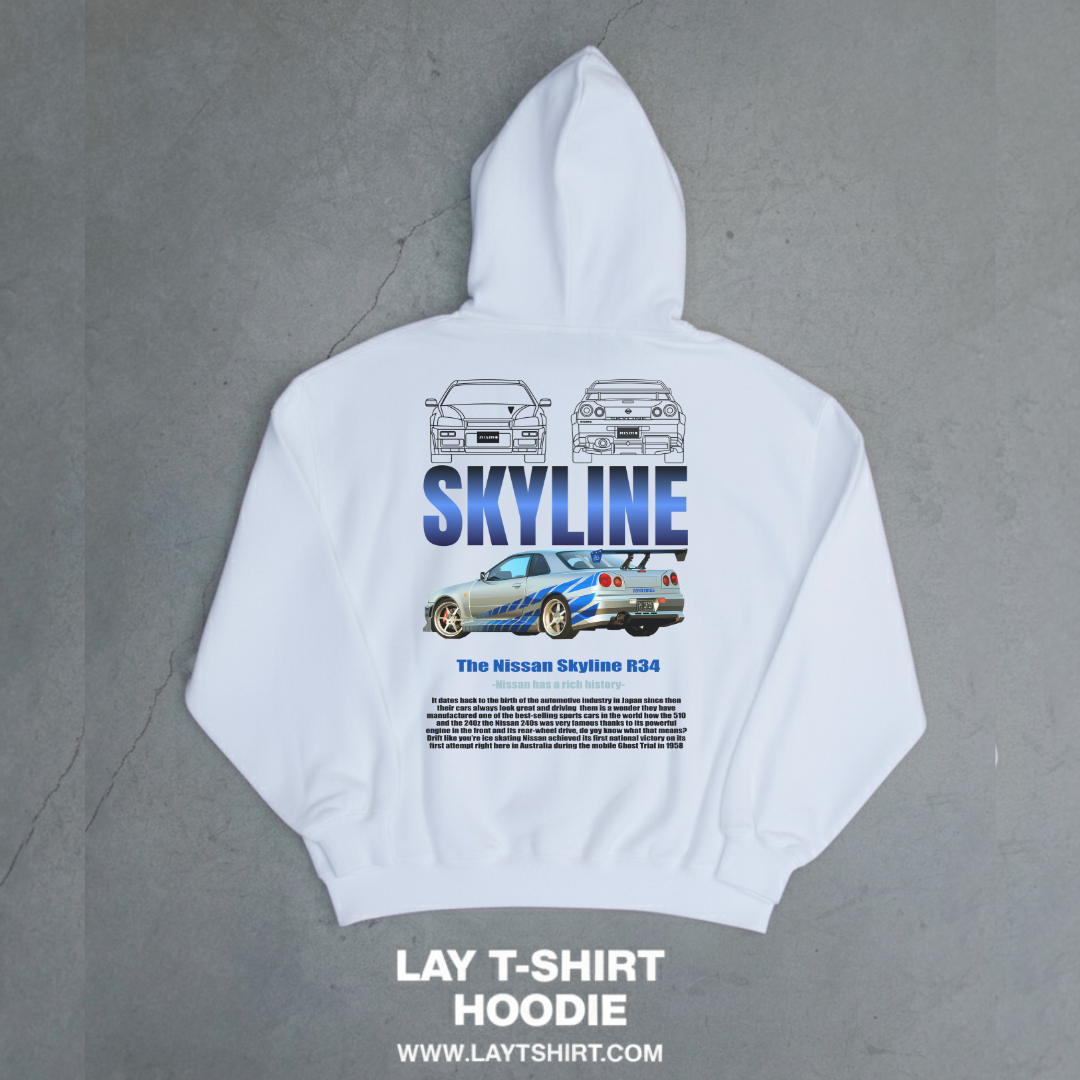 Sudadera Capucha Skyline R34 FAST