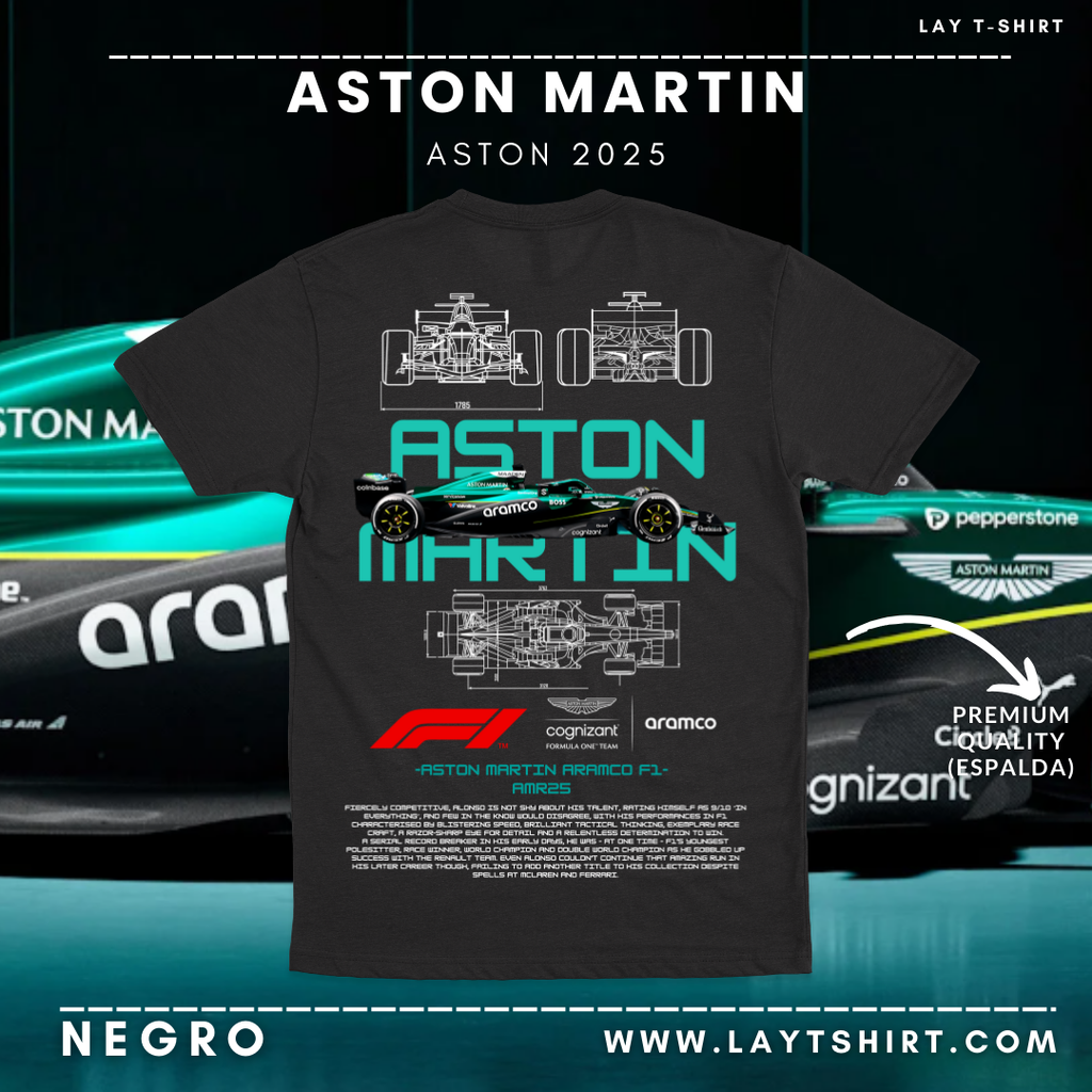 Playera Aston Martin F1 2025