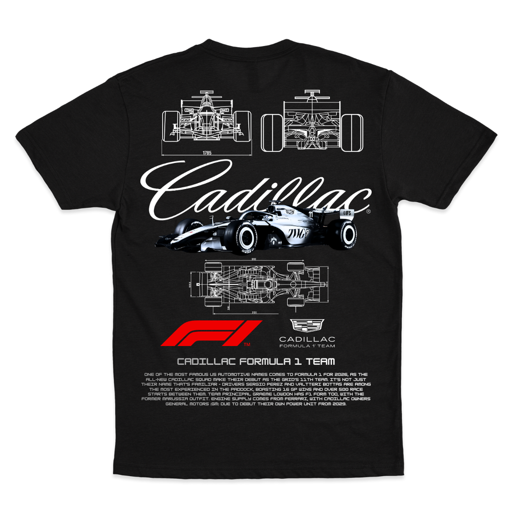 Playera Cadillac F1 2026 Deluxe