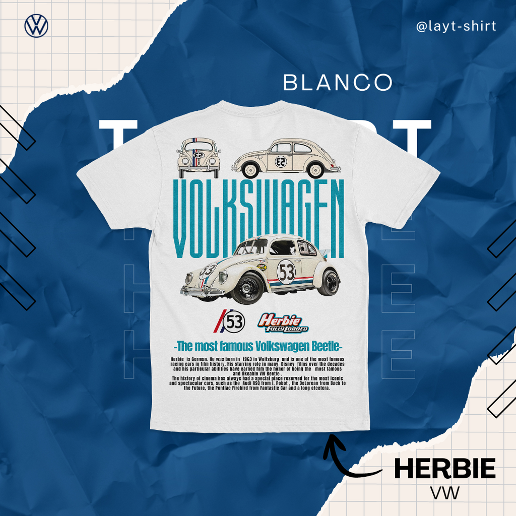 Playera VW HERBIE