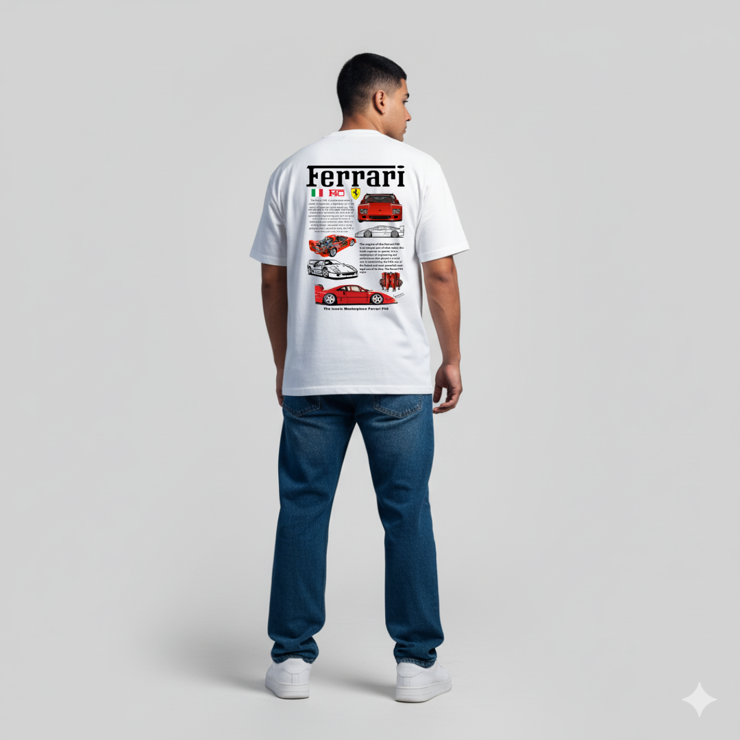 Playera Ferrari F40