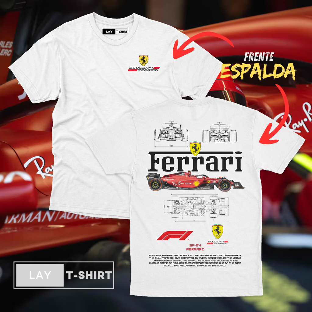Playera F1 FERRARI 2024