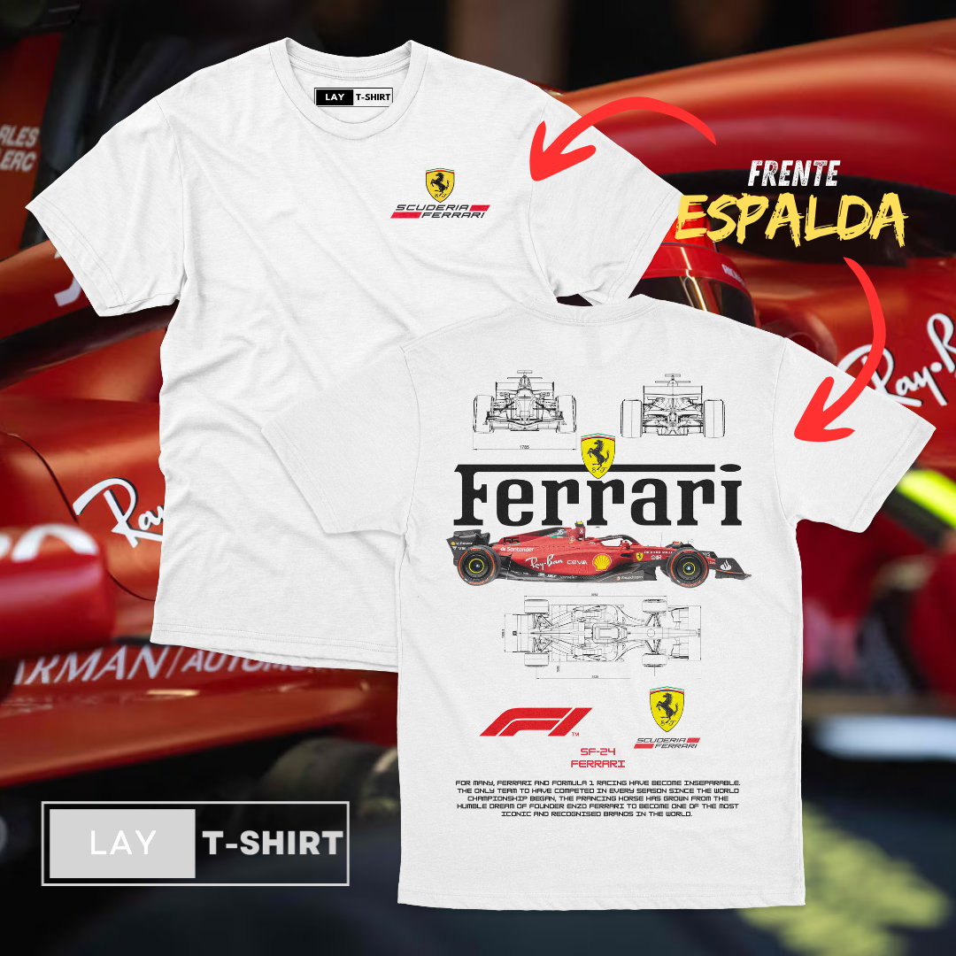 Playera F1 FERRARI 2024