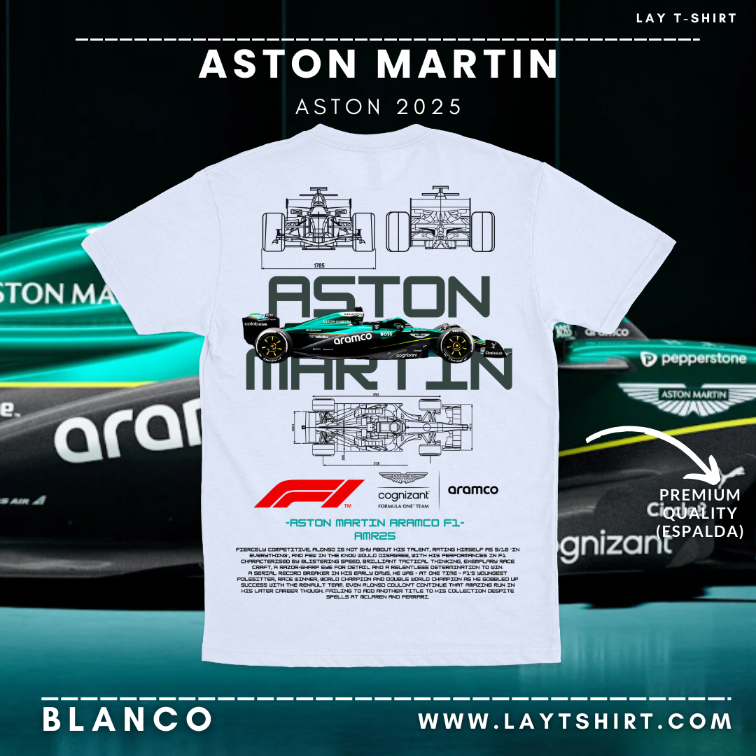 Playera Aston Martin F1 2025