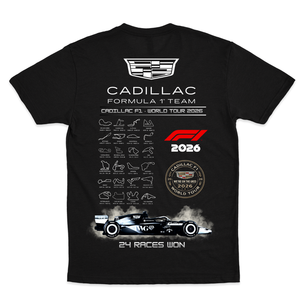 Playera Cadillac Word Tour 2026