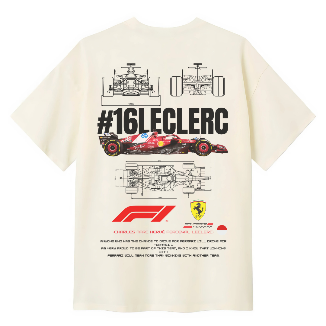 Playera Ferrari Charles Leclerc F1 2025
