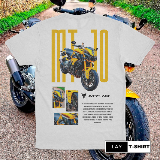 Playera Yamaha  MT 10 Amarilla